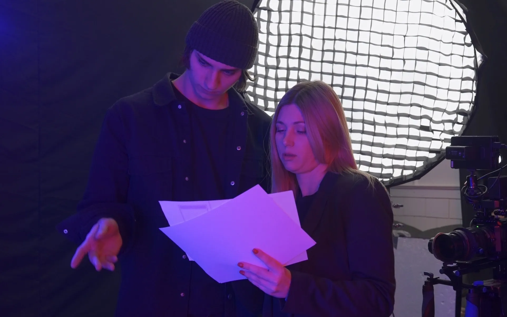 Looking at a shot list