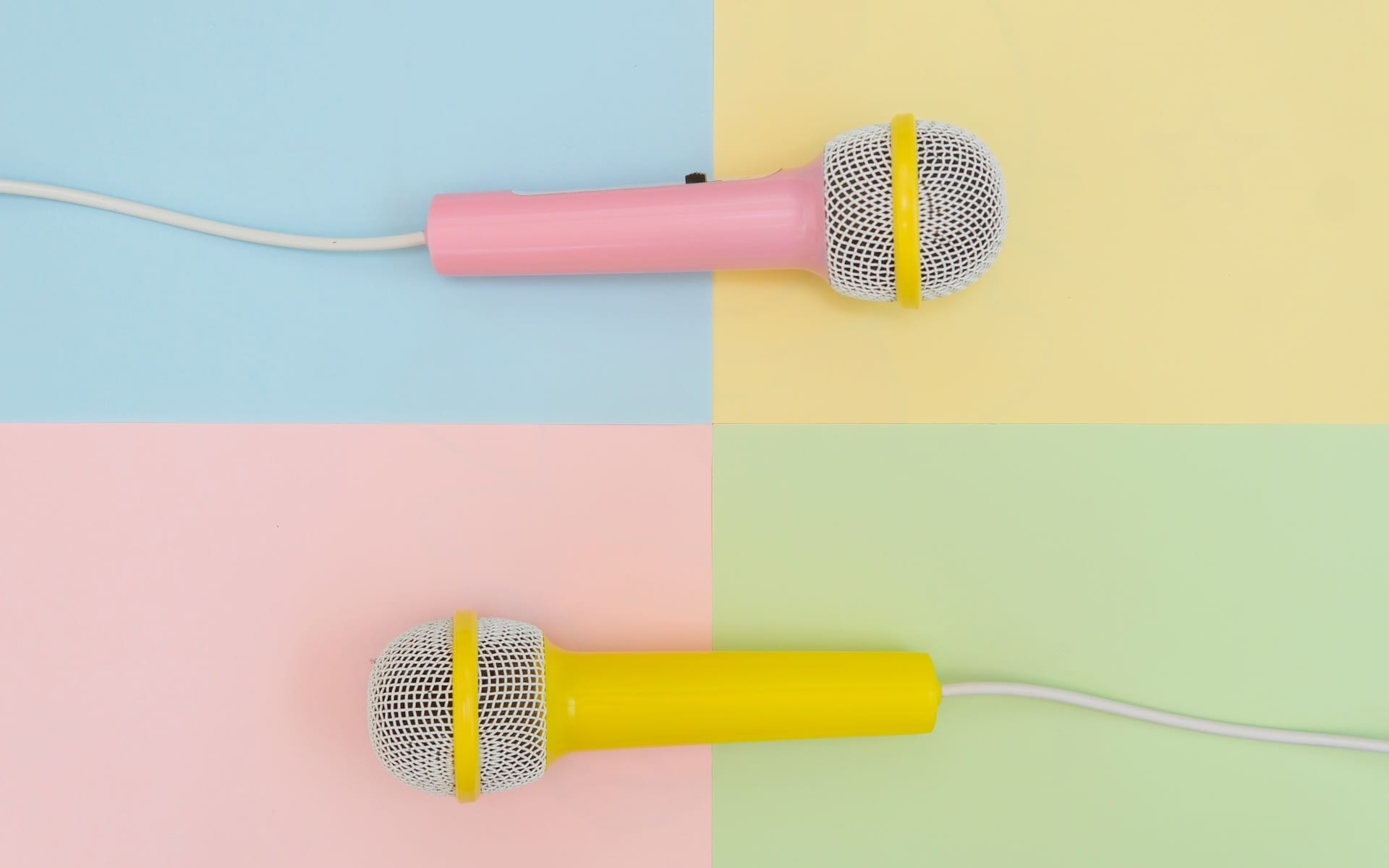 Two microphones 
